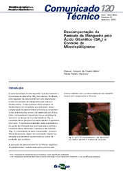 Thumbnail de Descompactação da panícula da mangueira pelo ácido giberélico (GA3) e controle de microlepidópteros.