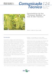 Thumbnail de Características da uva Thompson Seedless no Vale do São Francisco.