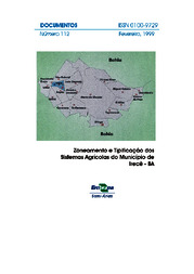 Thumbnail de Zoneamento e tipificação dos sistemas agrícolas do município de Irecê - BA.