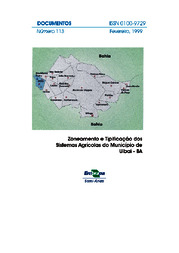 Thumbnail de Zoneamento e tipificação dos sistemas agrícolas do município de Uibaí - BA.