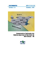 Thumbnail de Zoneamento e tipificação dos sistemas agrícolas do município de Belo Campo - BA.