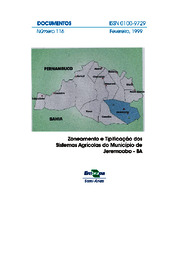 Thumbnail de Zoneamento e tipificação dos sistemas agrícolas do município de Jeremoabo - BA.