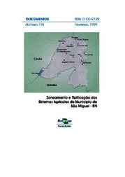 Thumbnail de Zoneamento e tipificação dos sistemas agrícolas do município de São Miguel - RN.