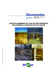 Thumbnail de Solos do Submédio do Vale do São Francisco: potencialidades e limitações para uso agrícola.