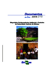 Thumbnail de Diagnóstico socioeconômico ambiental e produtivo da comunidade Cacimba do Baltazar.