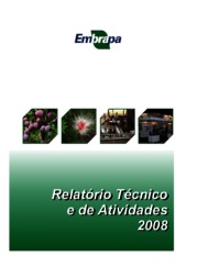 Thumbnail de Relatório técnico e de atividades 2008.