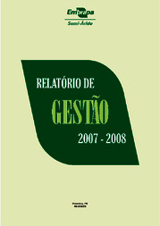 Thumbnail de Relatório de gestão 2007-2008.