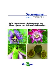 Thumbnail de Informações sobre polinizadores em maracujazeiro no Vale do São Francisco.
