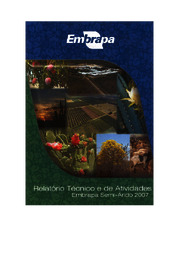 Thumbnail de Relatório técnico e de atividades 2007.