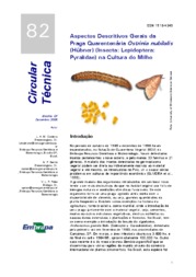 Thumbnail de Aspectos Descritivos Gerais da Praga Quarentenária Ostrinia nubilalis (Hübner) (Insecta: Lepidoptera: Pyralidae) na Cultura do Milho.