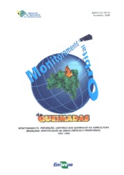 Thumbnail de Monitoramento orbital de queimadas (Monitoramento, prevenção, controle das queimadas na agricultura brasileira): identificação de áreas críticas e prioritárias, 1997-1999.