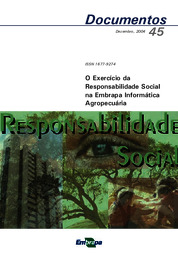 Thumbnail de O exercício da responsabilidade social na Embrapa Informática Agropecuária.