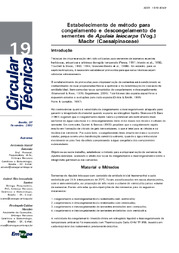 Thumbnail de Estabelecimento de método para congelamento e descongelamento de sementes de Apuleia leiocarpa (Vog.) Macbr (Caesalpiniaceae).