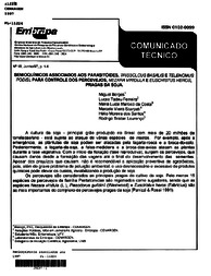 Thumbnail de Semioquimicos associados aos parasitoides, Trissolcus basalis e Telenomus podisi, para controle dos percevejos, Nezara viridula e Euschistus heros, pragas da soja.