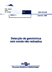 Thumbnail de Detecção de geminivírus com sonda não radioativa.