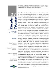 Thumbnail de Regeneração de plantas de feijão azuki (Vigna Angularis) via organogênese direta.