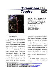 Thumbnail de Padrão e distribuição espacial e diamétrica de indivíduos de Aspidosperma spp. na Reserva Genética Florestal Tamanduá, DF.