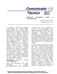 Thumbnail de Espécies invasoras para a citricultura.