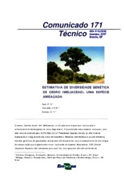 Thumbnail de Estimativa de diversidade genética de Cedro (Meliaceae), uma espécie ameaçada.