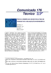 Thumbnail de Técnica modificada de microcultura de fungos para visualização microscópica.