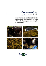 Thumbnail de Aproveitamento dos coprodutos da agroindústria processadora de suco e polpa de frutas para alimentação de ruminantes.