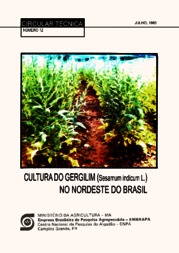 Thumbnail de Cultura do gergelim (sesamum indicum L.) no nordeste do Brasil.