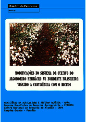 Thumbnail de Modificações no sistema de cultivo do algodoeiro herbáceo no nordeste brasileiro, visando a convivência com o bicudo.
