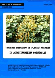 Thumbnail de Controle integrado de plantas daninhas em agroecossistemas cotonicolas.