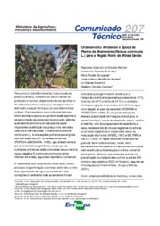 Thumbnail de Ordenamento ambiental e época de plantio da mamoneira (Ricinus communis L.) para a região Norte de Minas Gerais.