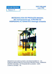 Thumbnail de Biotecnologia de produção massal de Trichogramma spp. através do hospedeiro alternativo Sitotroga cerealella.