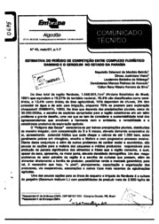 Thumbnail de Estimativa do período de competição entre complexo florístico daninho e o gergelim no Estado da Paraíba.