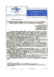 Thumbnail de Influência do desfolhamento simulado pelo ataque do curuquerê no desenvolvimento vegetativo e no rendimento do algodoeiro.