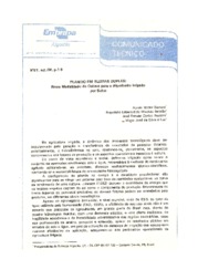 Thumbnail de Plantio em fileiras duplas: nova modalidade de cultivo para o algodoeiro irrigado por sulco.
