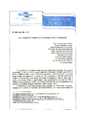 Thumbnail de Melhoramento genético do gergelim para o nordeste.