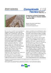 Thumbnail de Cotonicultura de elevada produtividade em áreas irrigadas do nordeste brasileiro, Estado da Bahia.