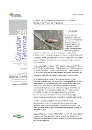 Thumbnail de Criação de Chrysoperla externa para o controle biológico de pragas do algodoeiro.