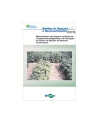 Thumbnail de Método prático para separar os efeitos da competição interespecífica e da população de plantas em estudos de sistemas consorciados.