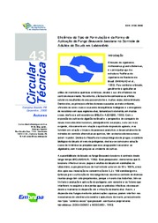 Thumbnail de Eficiência do tipo de formulação e da forma de aplicação do fungo Beauveria bassiana no controle de adultos do bicudo em laboratório.