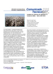 Thumbnail de Avaliação de cultivares de algodoeiro no Cerrado da Bahia-Safra 2002/2003.
