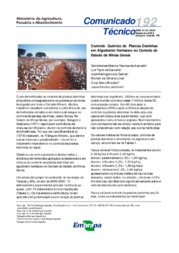Thumbnail de Controle químico de plantas daninha em algodoeiro herbáceo no cerrado de Minas Gerais.
