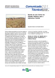 Thumbnail de Escolha de uma cultivar de algodão herbáceo para a agricultura familiar.