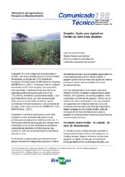 Thumbnail de Gergelim: opção para agricultura familiar do Semi-Árido brasileiro.