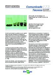 Thumbnail de Otimização da metodologia da regeneração de embrião imaturo do algodão.