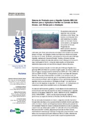 Thumbnail de Sistema de produção para o algodão colorido BRS 200 marrom para a agricultura familiar no cerrado do Mato Grosso, com ênfase para a adubação.