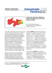 Thumbnail de Zoneamento agrícola do algodão no Nordeste brasileiro - safra 2004/2005 - Estado da Paraíba.