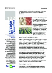 Thumbnail de Recomendações técnicas para o cultivo do amendoim em pequenas propriedades agrícolas do nordeste brasileiro.