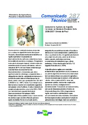 Thumbnail de Zoneamento agrícola do algodão herbáceo no Nordeste brasileiro safra 2006/2007 - Estado do Piauí.