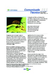 Thumbnail de Avaliação da mistura endosulfan com óleos vegetais para o controle do bicudo do algodoeiro, Anthonomus grandis Boheman, 1843 (Coleoptera: curculionidae).