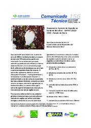 Thumbnail de Zoneamento agrícola do algodão no nordeste brasileiro - safra 2002/2003 - Estado do Ceará.