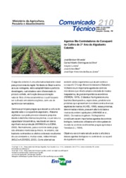 Thumbnail de Agentes bio-controladores do Cururuquê no cultivo de 2º ano do algodoeiro colorido.
